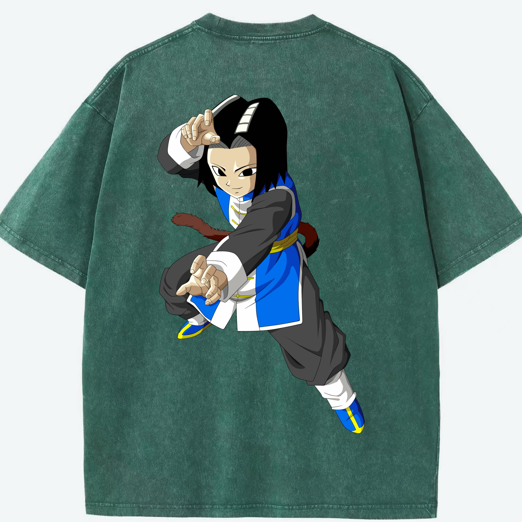 （画像用） ドラゴンボール DRAGON BALL 綿100% ヴィンテージ風 半袖Tシャツ（背面プリント）